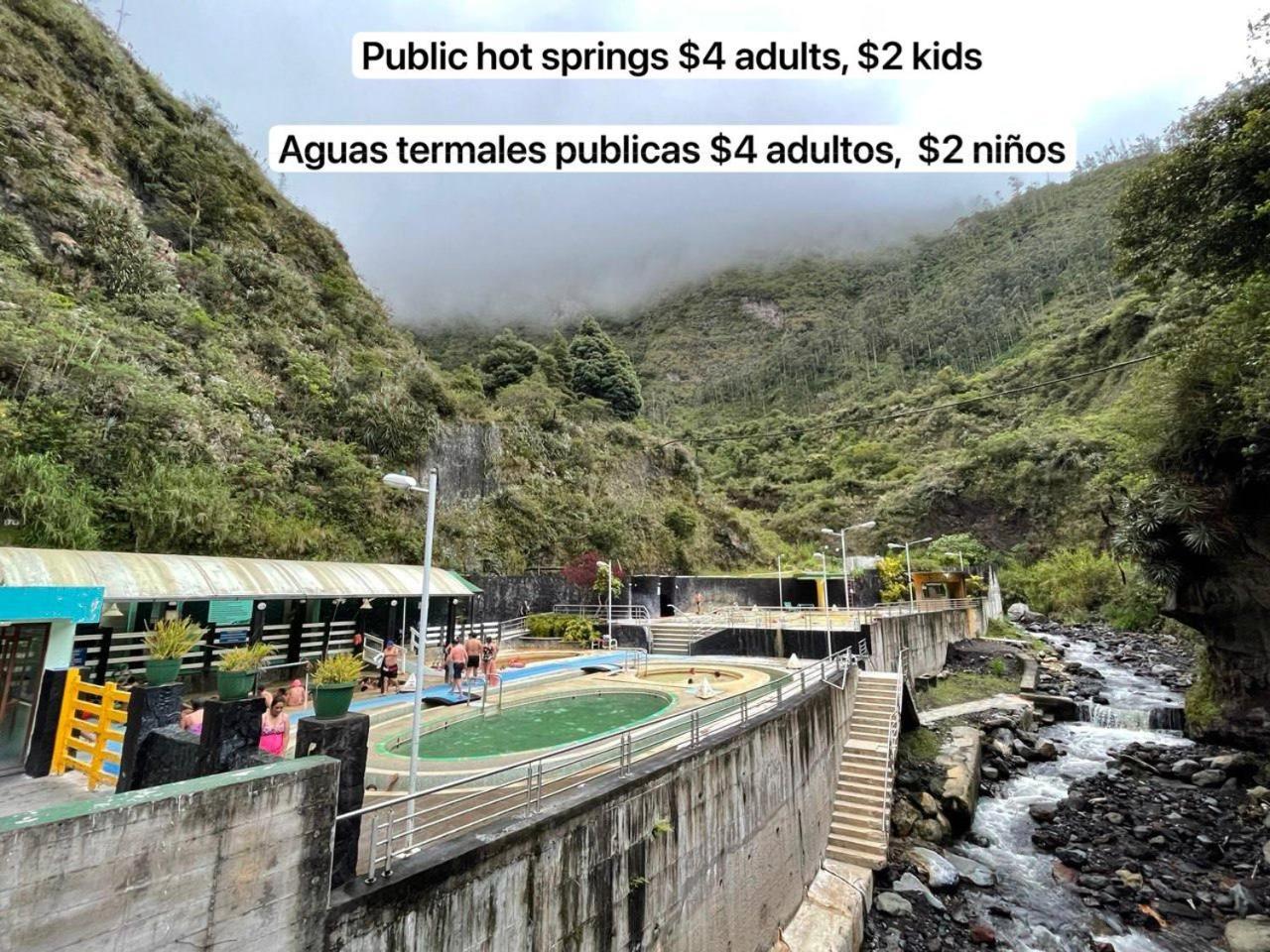 High-End Holiday Cabin - Tungurahua Hot Springs Baños Екстериор снимка